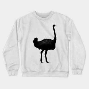 'Vintage Ostrich Graphic' Adorable Bird Lover Gift Crewneck Sweatshirt